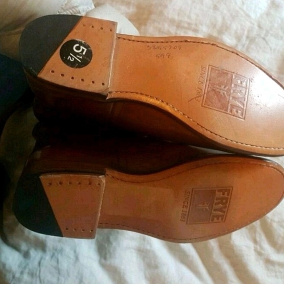 NEW Frye Abigail Riding Boot in Whiskey - Picture 3 of 4